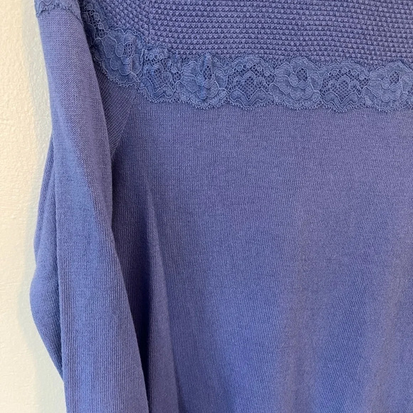 Blue Elle short sleeve women’s cardigan like material - Picture 3 of 9